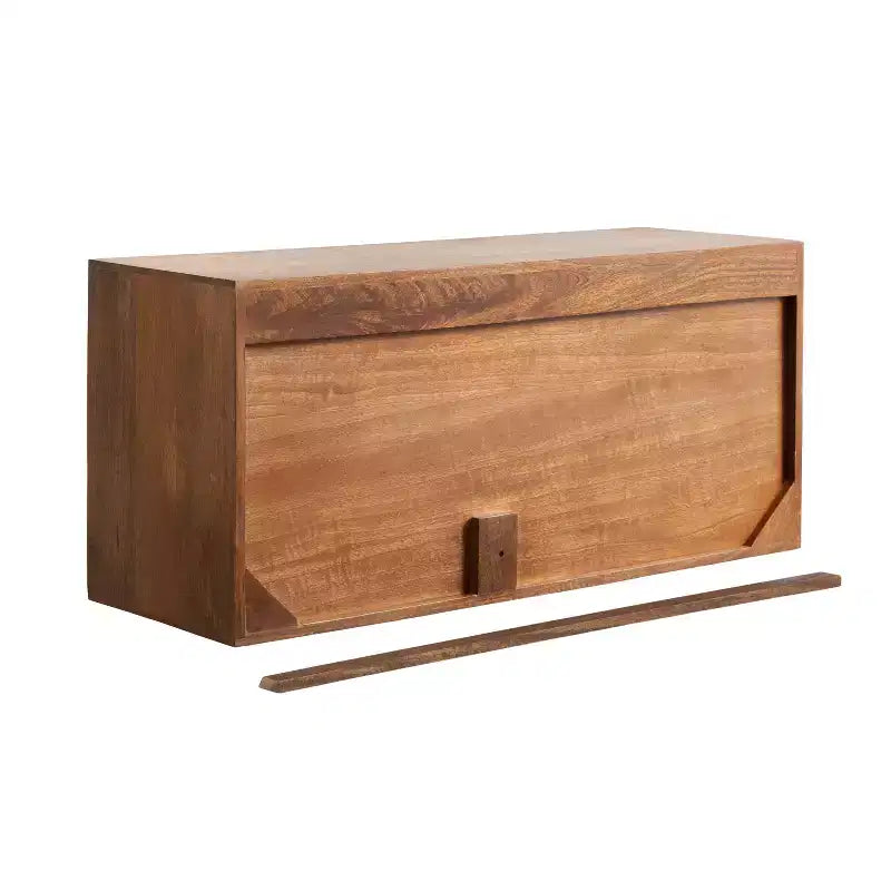 Kate & Laurel All Things Decor 30"x10"x14" Ranier Two-Door Wall Cabinet Walnut Brown