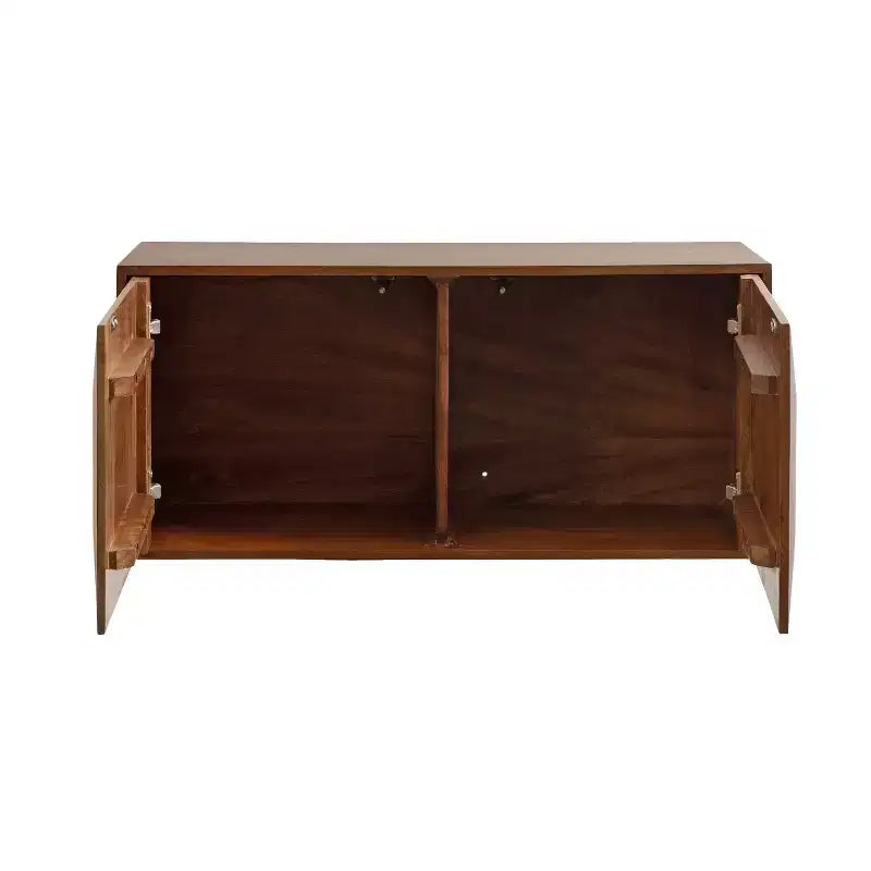 Kate & Laurel All Things Decor 30"x10"x14" Ranier Two-Door Wall Cabinet Walnut Brown