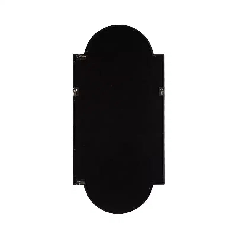 Kate & Laurel All Things Decor 20"X42" Jovie Decorative Wall Mirror Black