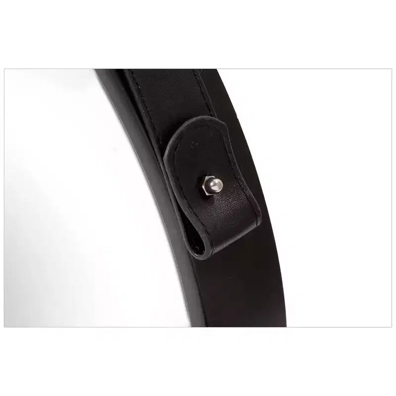 Kiera Grace 18" Hamlyn Round Mirror Black: Modern Style, Plastic Frame, No Assembly, Wall Mounted