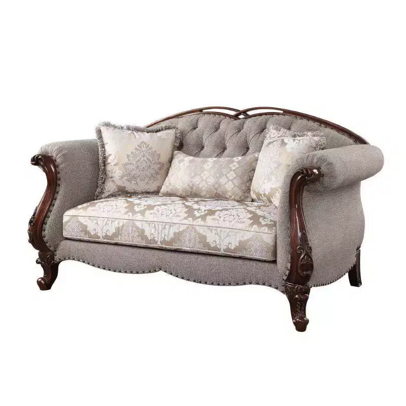 Acme Furniture Miyeon Sofa Cherry Finish