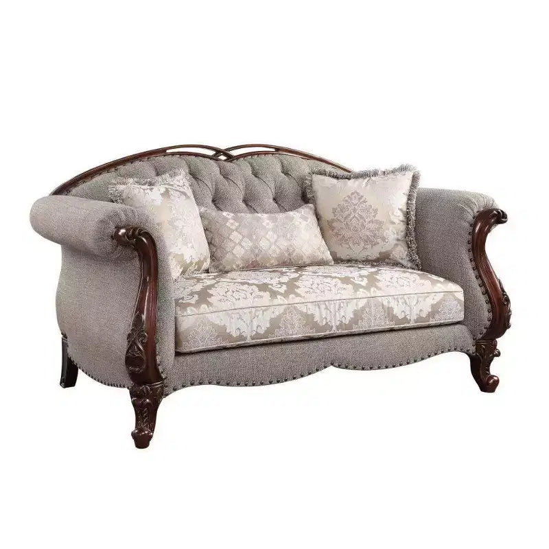 Acme Furniture Miyeon Sofa Cherry Finish