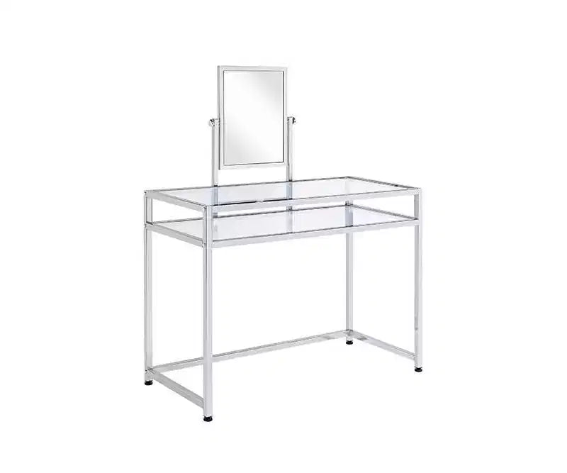 Acme Furniture Coleen Vanity Table Chrome Finish