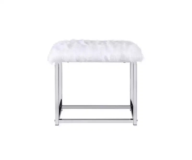 Acme Furniture Coleen Vanity Table Chrome Finish