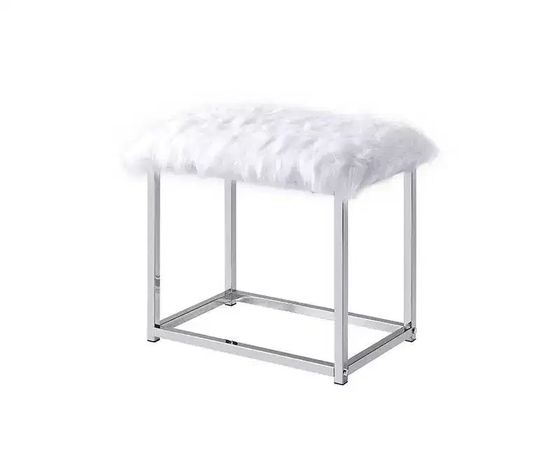 Acme Furniture Coleen Vanity Table Chrome Finish
