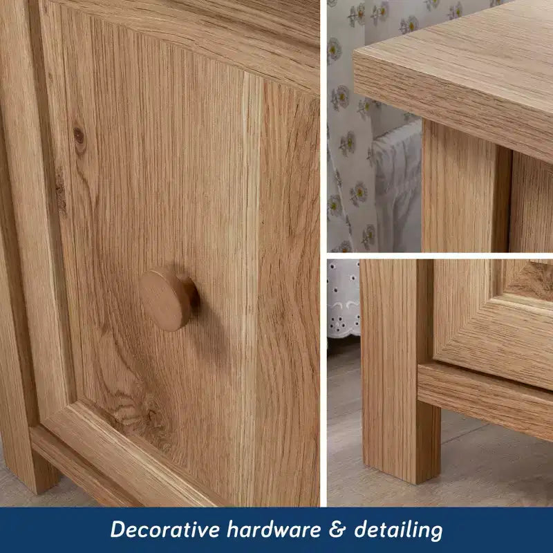 Sauder Hillmont Farm Nightstand Timber Oak