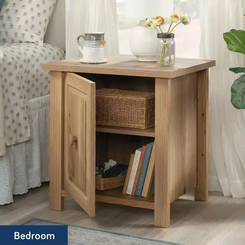 Sauder Hillmont Farm Nightstand Timber Oak