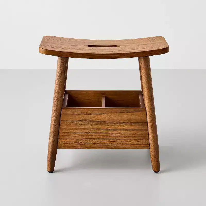 Storage Stool with Compartments Aged Oak - Hearth & Hand™ with Magnolia