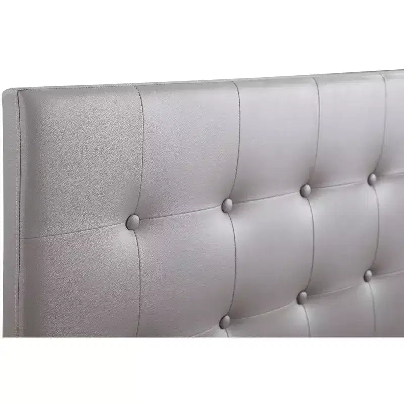 Passion Furniture Super Nova Twin Upholstered Tufted Panel Headboard