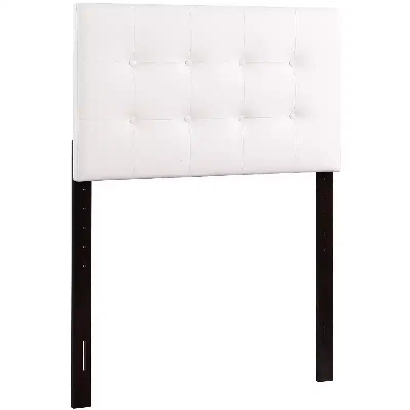 Passion Furniture Super Nova Twin Upholstered Tufted Panel Headboard