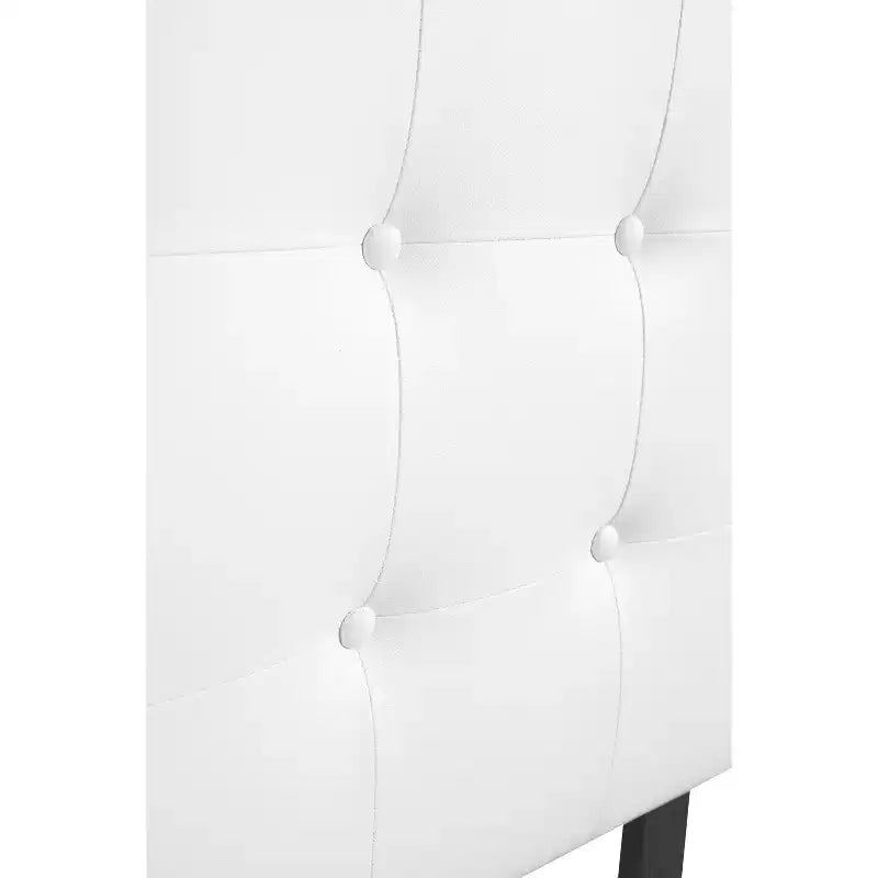 Passion Furniture Super Nova Twin Upholstered Tufted Panel Headboard