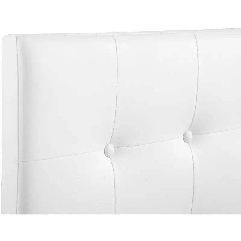 Passion Furniture Super Nova Twin Upholstered Tufted Panel Headboard