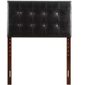 Passion Furniture Super Nova Twin Upholstered Tufted Panel Headboard