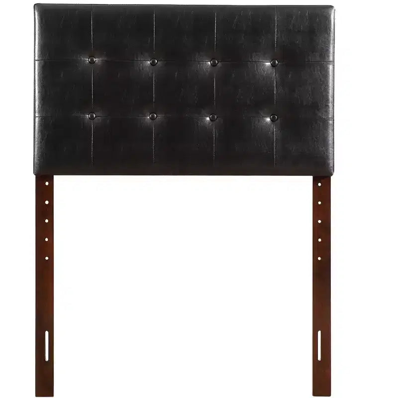 Passion Furniture Super Nova Twin Upholstered Tufted Panel Headboard