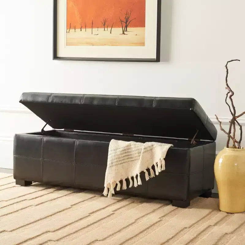 Madison Large Storage Bench - HUD8226 - Safavieh Couture