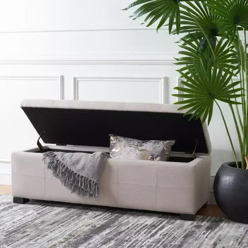 Madison Large Storage Bench - HUD8226 - Safavieh Couture
