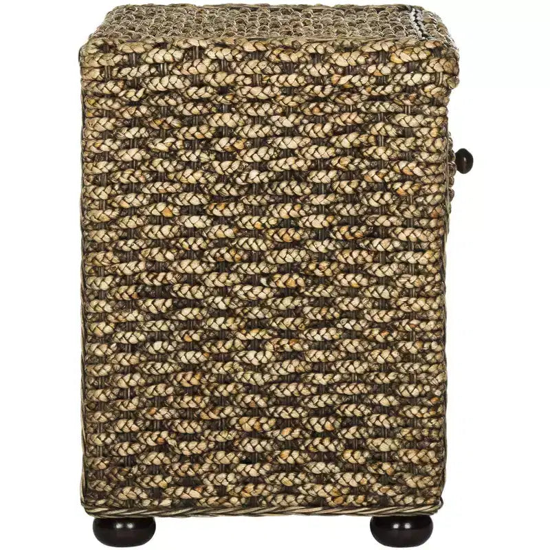 Musa 1 Drawer Nightstand - SEA8003 - Brown Wash - Safavieh