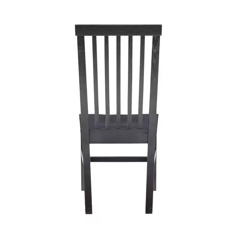 Set of 2 Percival Solid Wood Slat Back Side Chairs Linon