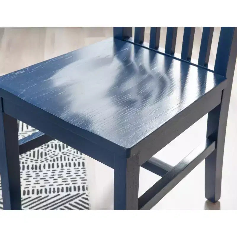 Set of 2 Percival Solid Wood Slat Back Side Chairs Linon