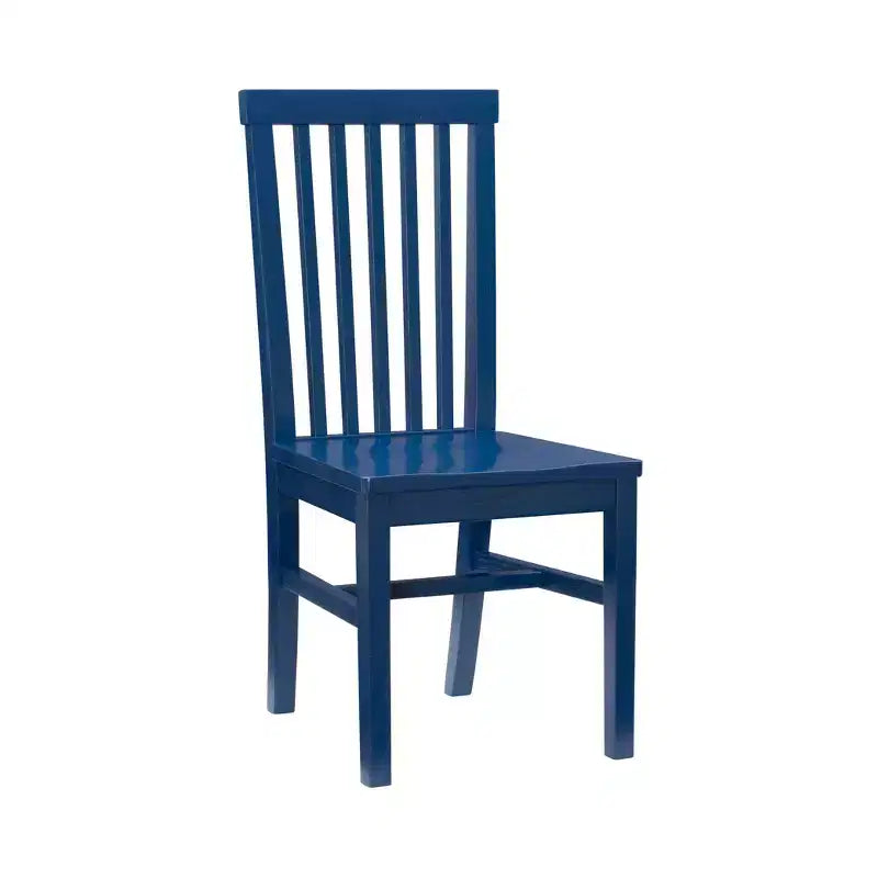 Set of 2 Percival Solid Wood Slat Back Side Chairs Linon
