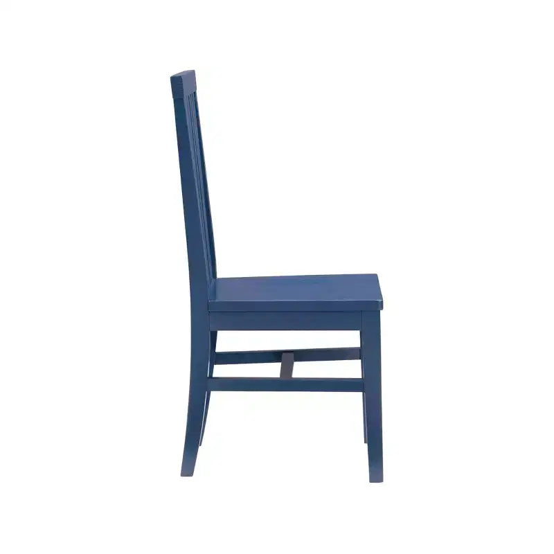Set of 2 Percival Solid Wood Slat Back Side Chairs Linon