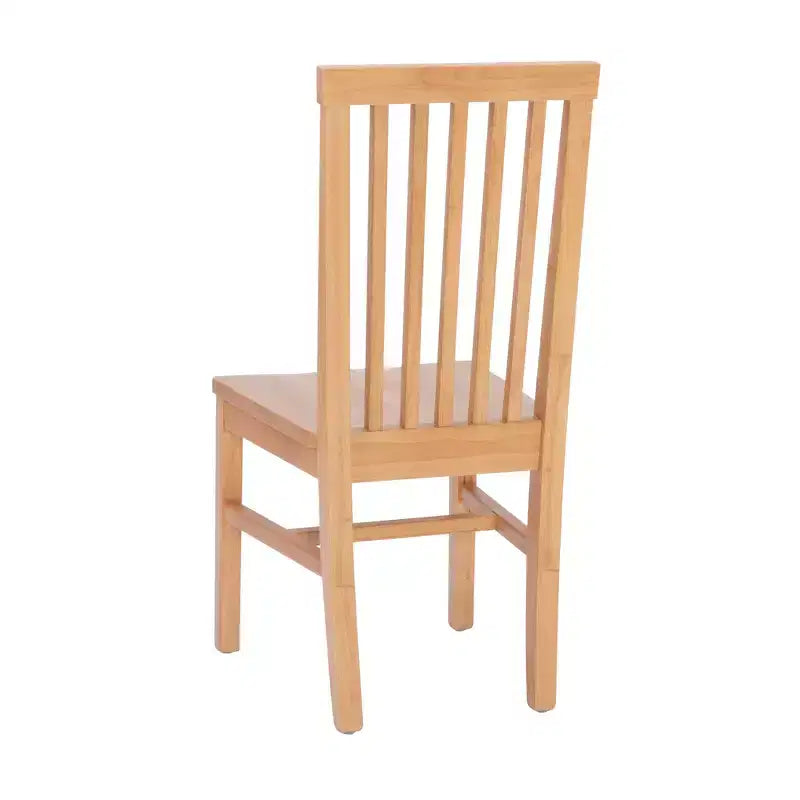 Set of 2 Percival Solid Wood Slat Back Side Chairs Linon