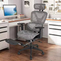 Costway Mesh Office Chair Executive Chair with 90-120 Tilting Backrest Lumbar Support
