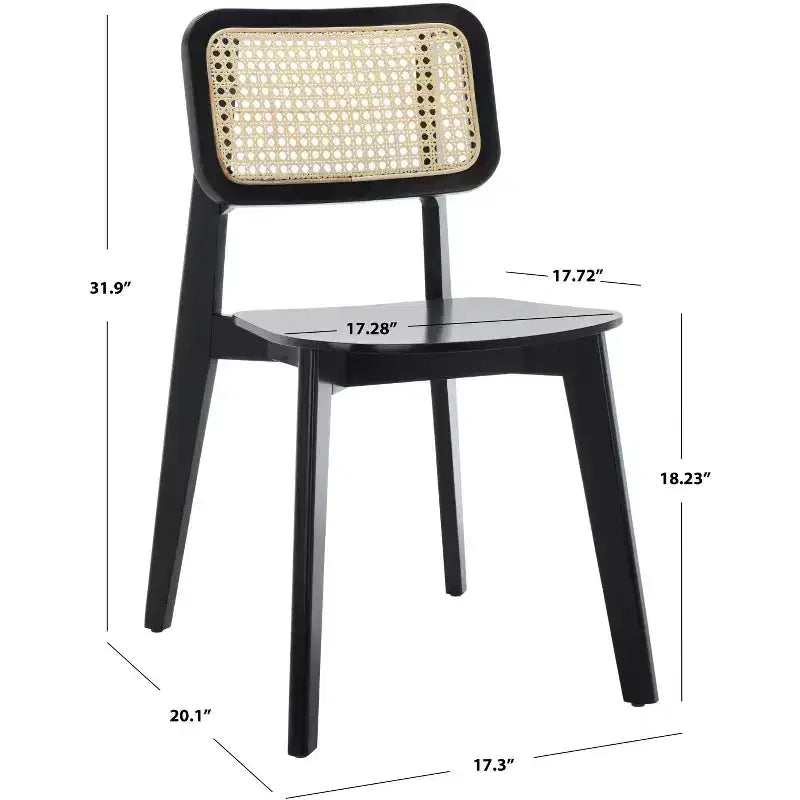 Luz Cane Dining Chair (Set of 2) - DCH1006 - Safavieh
