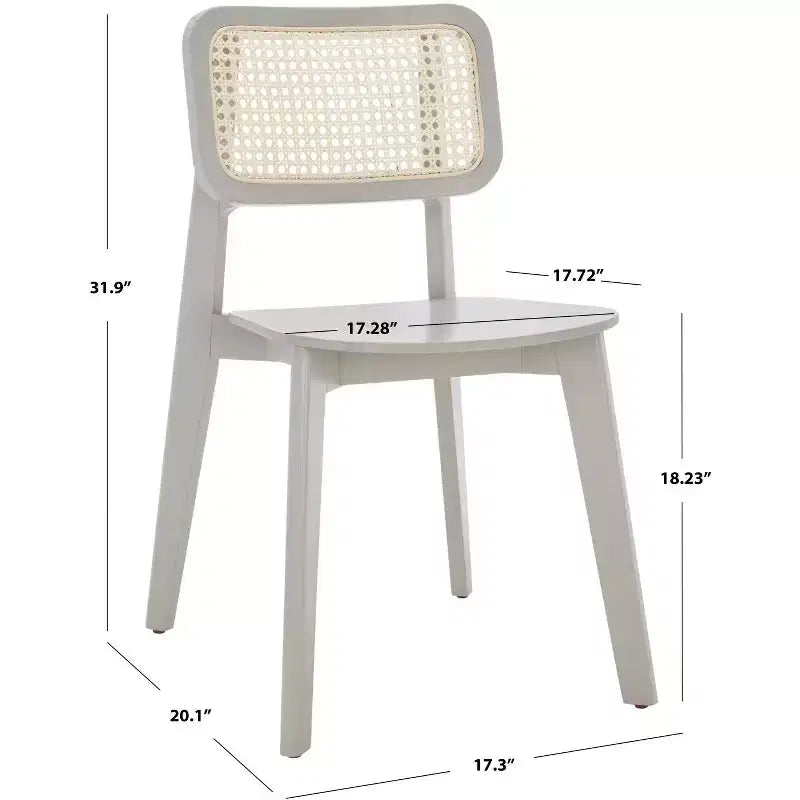 Luz Cane Dining Chair (Set of 2) - DCH1006 - Safavieh
