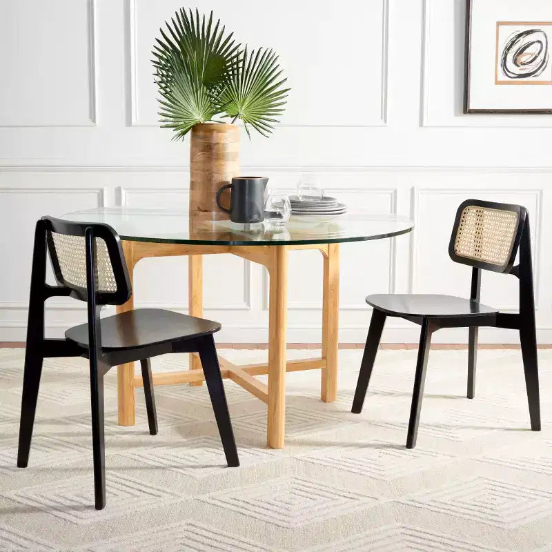 Luz Cane Dining Chair (Set of 2) - DCH1006 - Safavieh