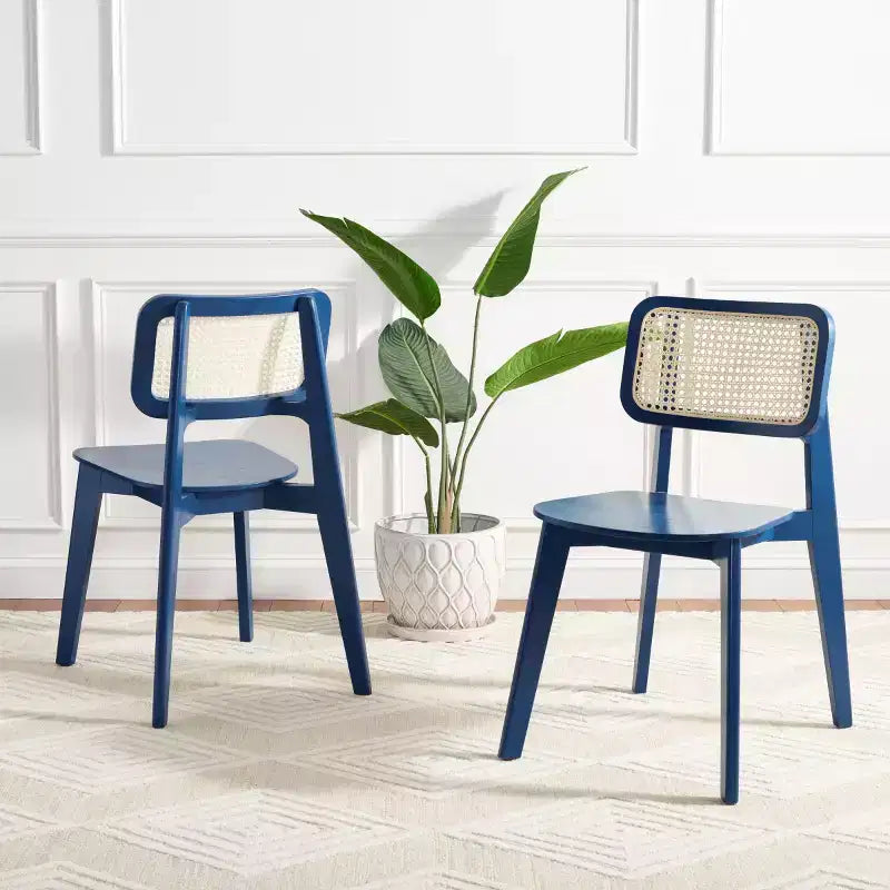 Luz Cane Dining Chair (Set of 2) - DCH1006 - Safavieh