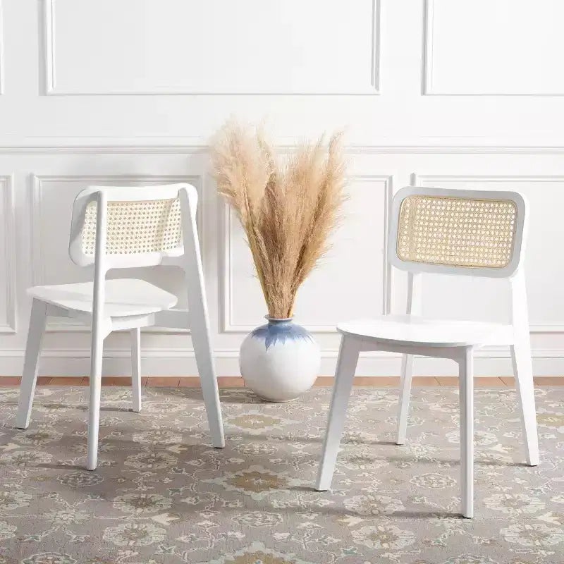 Luz Cane Dining Chair (Set of 2) - DCH1006 - Safavieh