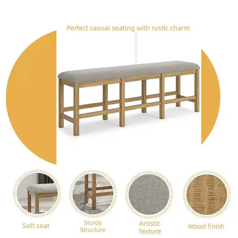 Signature Design by Ashley Havonplane 72 Counter Height Dining Bench