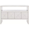 Zella 4 Door Console Table - CNS5004A - White - Safavieh