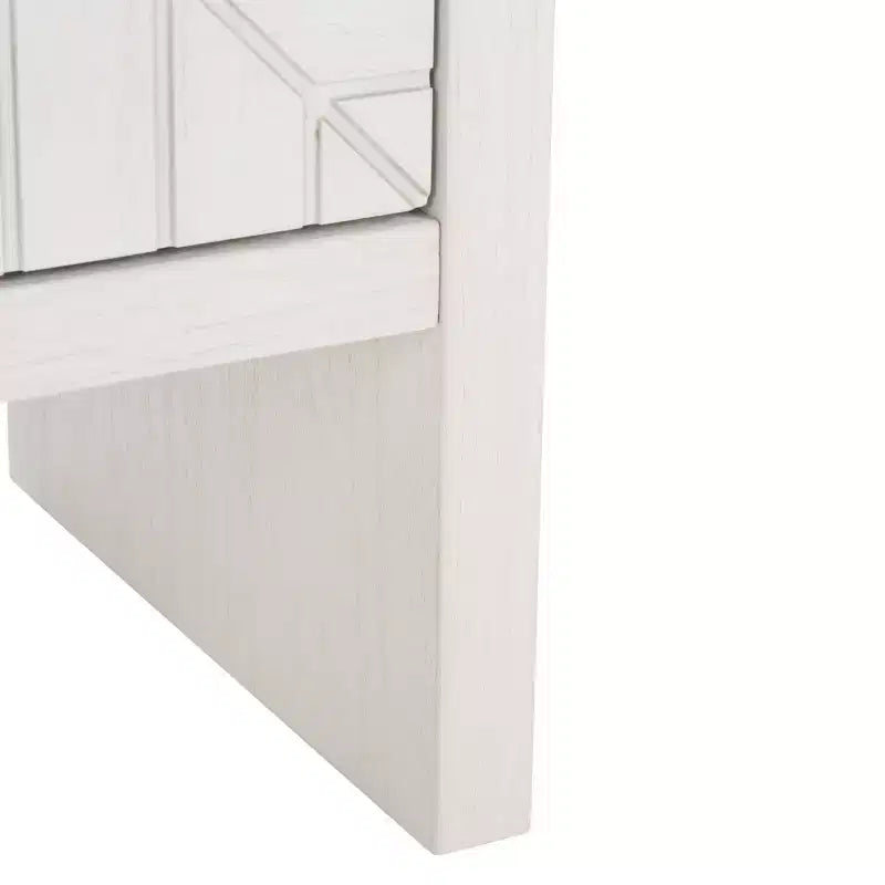 Zella 4 Door Console Table - CNS5004A - White - Safavieh