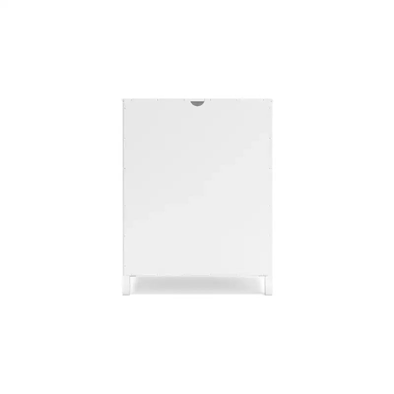 Signature Design by Ashley Hallityn 3-Tier Bookcase with 2 Adjustable Shelves, White