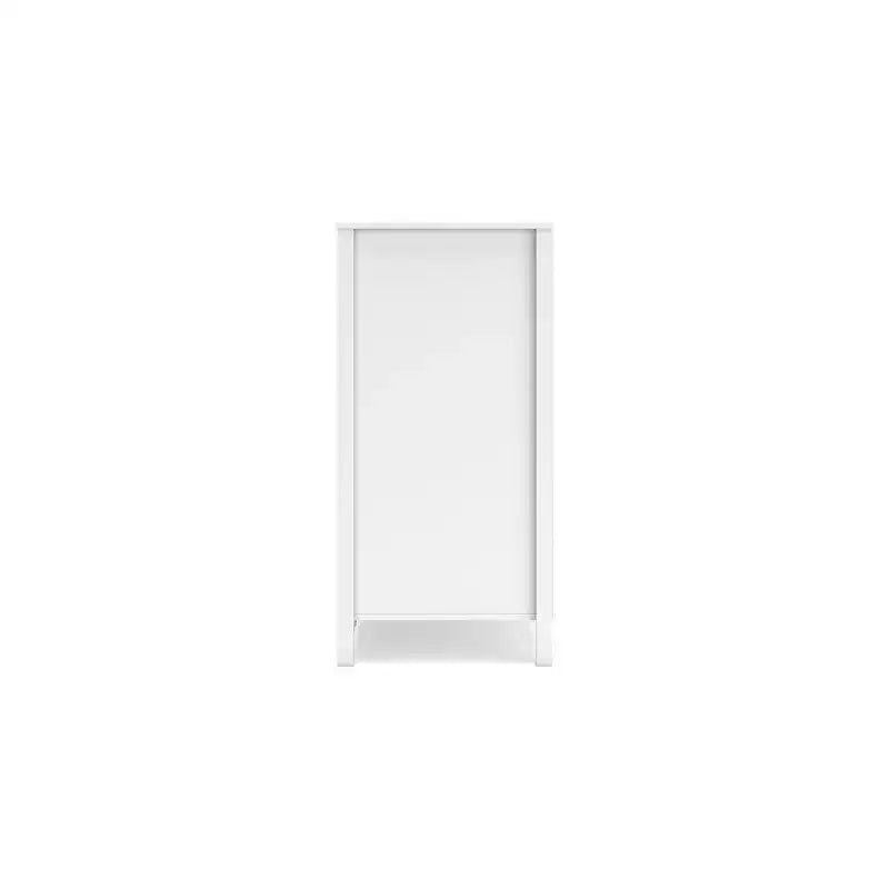 Signature Design by Ashley Hallityn 3-Tier Bookcase with 2 Adjustable Shelves, White