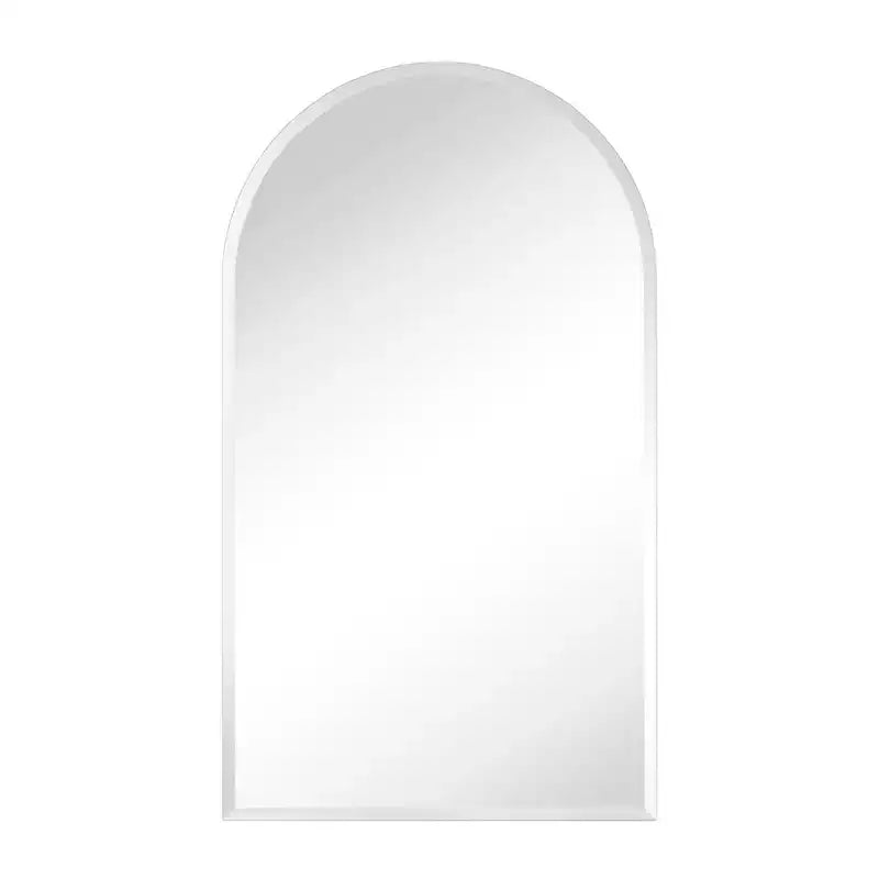 TEHOME Arched Recess and Surface Mount Frameless Medicine Cabinet with Mirror