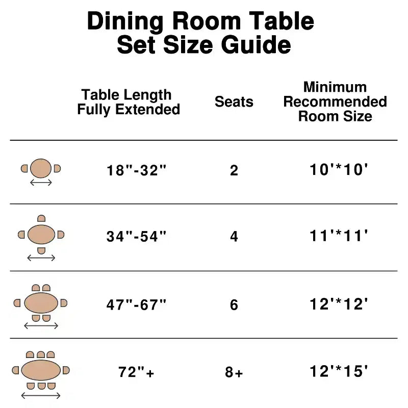 Dovelina Round Dining Table Mid-Century Dining Room Table with Designer Table Base