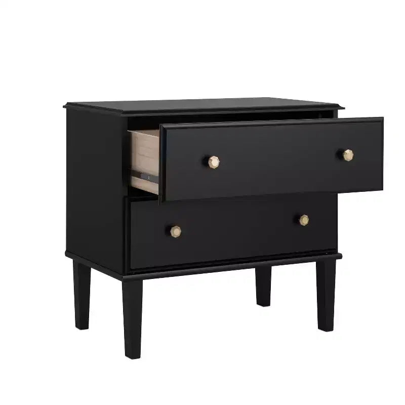 Prepac Lux 2 Drawer Bedside Nightstand