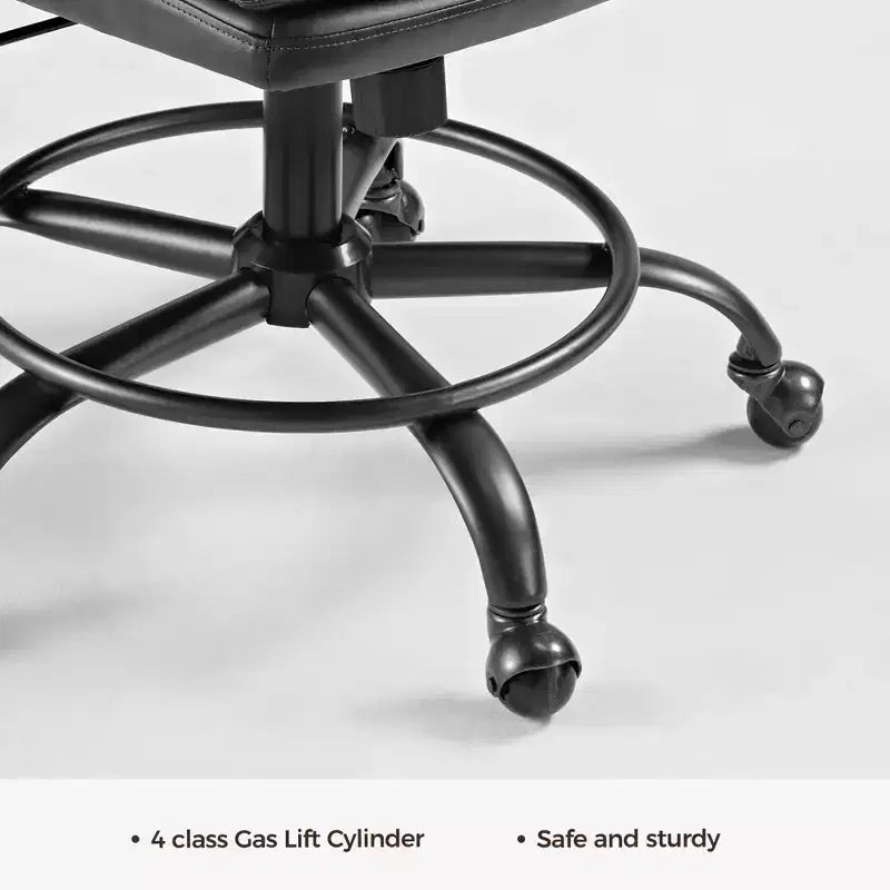 EUREKA ERGONOMIC Regal, PU Leather Office Chair,21.85 D x 24.41 W x 36.61-39.96 H