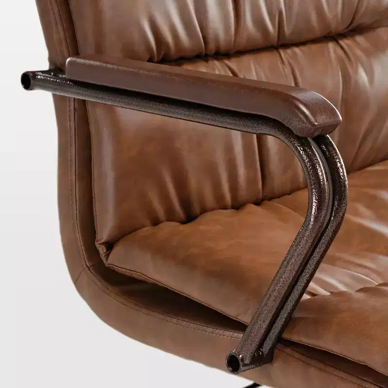 EUREKA ERGONOMIC Regal, PU Leather Office Chair,21.85 D x 24.41 W x 36.61-39.96 H