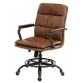 EUREKA ERGONOMIC Regal, PU Leather Office Chair,21.85 D x 24.41 W x 36.61-39.96 H