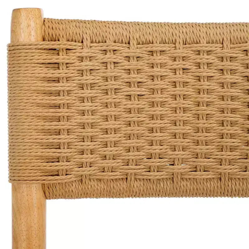 Hylos Rope Dining Chair (Set of 2) - DCH8803 - Natural/Light Blonde - Safavieh
