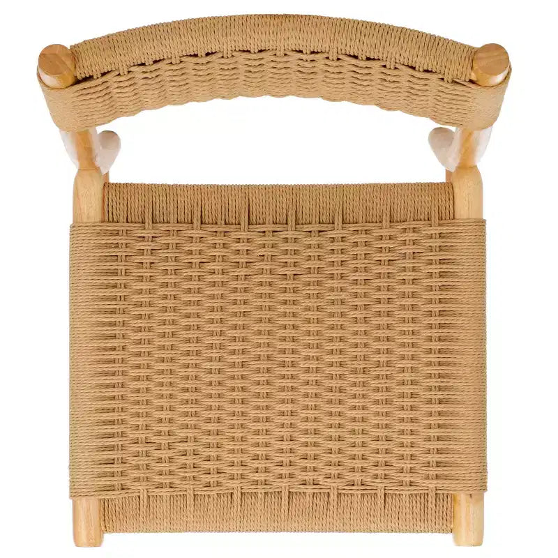 Hylos Rope Dining Chair (Set of 2) - DCH8803 - Natural/Light Blonde - Safavieh