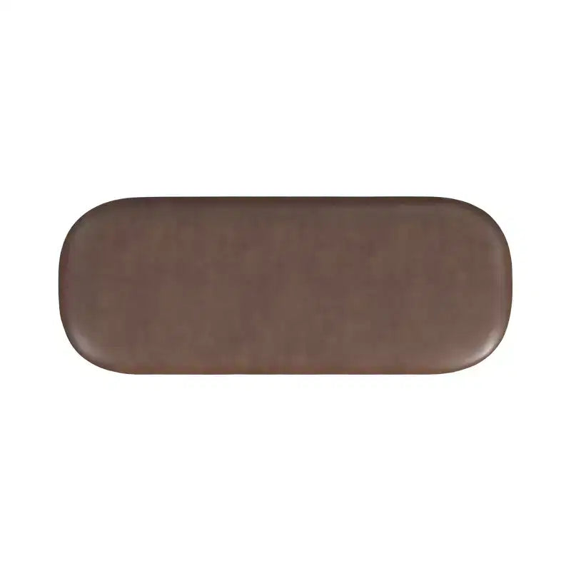 HomePop Ellipse Storage Bench with Metal Legs