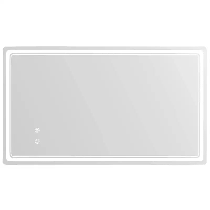 WallBeyond Rectangular LED Vanity Mirror Clear