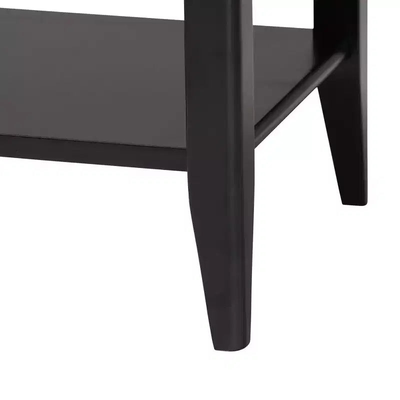 Baxton Studio Primrose Fluted Wood 6 Drawer Nightstand