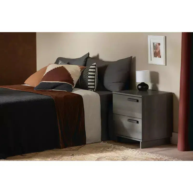 South Shore Cavalleri Nightstand with 2 Drawer(s)