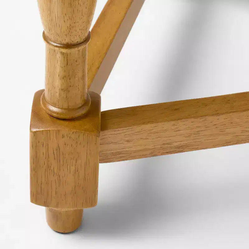 Scalloped Accent Table Light Oak (FA/KD) - Threshold designed with Studio McGee